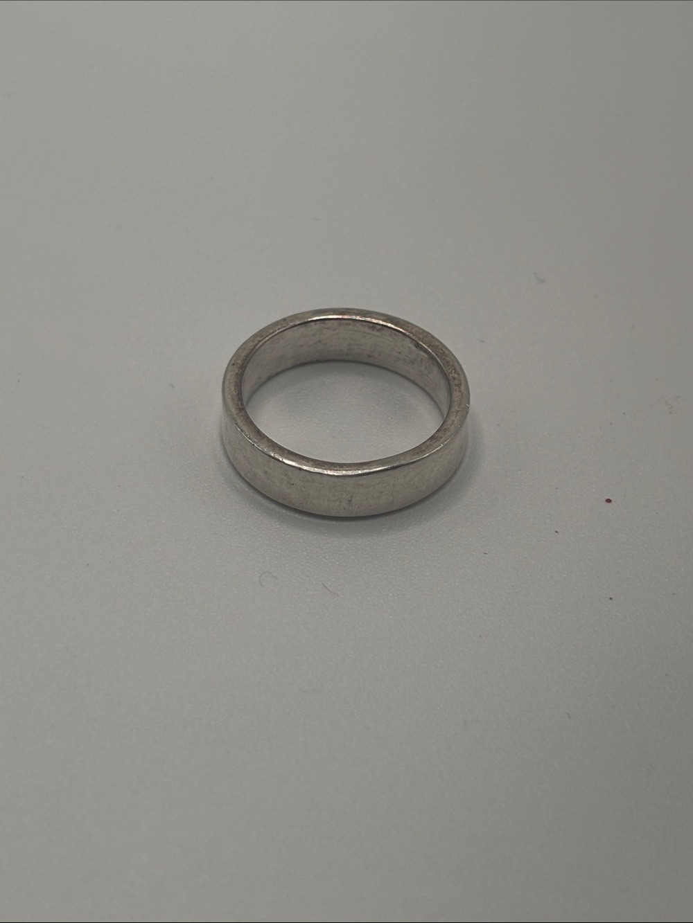 Mexico 925 Sterling Silver Wide Band Ring Size 6, 4.6g